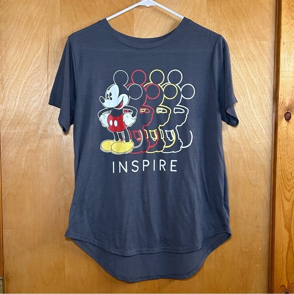 Junior girls, Disney, Mickey Mouse Inspire T-shirt, dark gray size XL 15–17